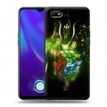 Дизайнерский силиконовый с усиленными углами чехол для OPPO A1k Dota 2