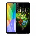 Дизайнерский пластиковый чехол для Huawei Y6p Dota 2