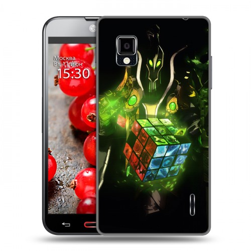 Дизайнерский пластиковый чехол для LG Optimus G Dota 2