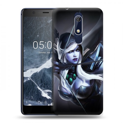 Дизайнерский пластиковый чехол для Nokia 5.1 Dota 2