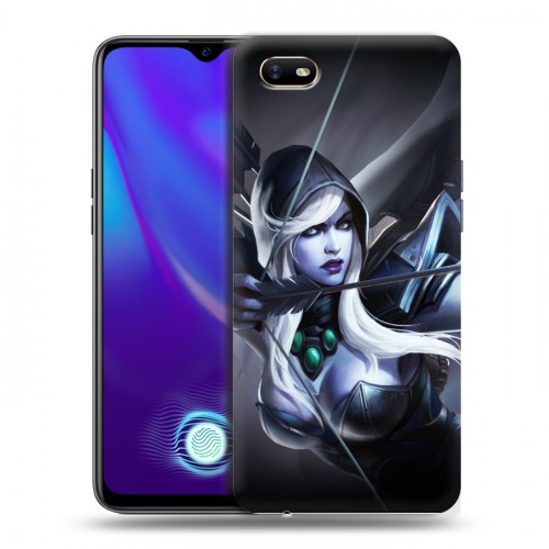 Дизайнерский силиконовый с усиленными углами чехол для OPPO A1k Dota 2