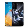 Дизайнерский силиконовый с усиленными углами чехол для Huawei P40 Dota 2