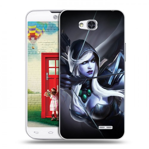 Дизайнерский пластиковый чехол для LG L80 Dota 2