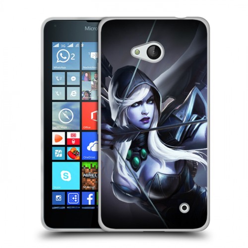 Дизайнерский пластиковый чехол для Microsoft Lumia 640 Dota 2