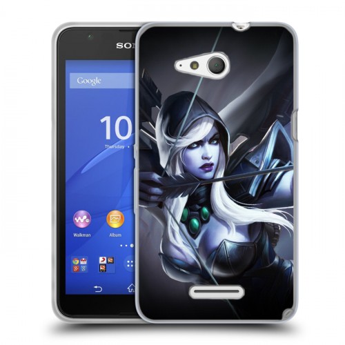 Дизайнерский пластиковый чехол для Sony Xperia E4g Dota 2