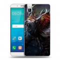 Дизайнерский пластиковый чехол для Huawei ShotX Dota 2