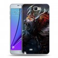 Дизайнерский пластиковый чехол для Samsung Galaxy Note 2 Dota 2