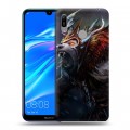 Дизайнерский пластиковый чехол для Huawei Y6 (2019) Dota 2