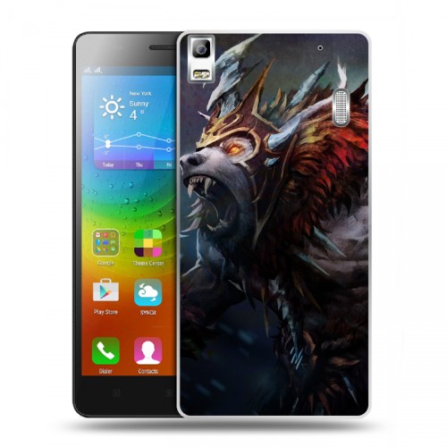 Дизайнерский пластиковый чехол для Lenovo A7000 Dota 2