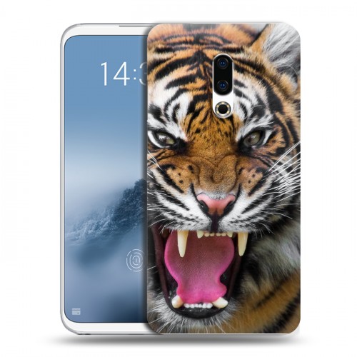 Дизайнерский силиконовый чехол для Meizu 16th Plus Тигры