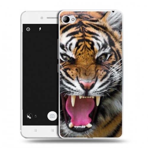 Дизайнерский пластиковый чехол для Lenovo S90 Тигры