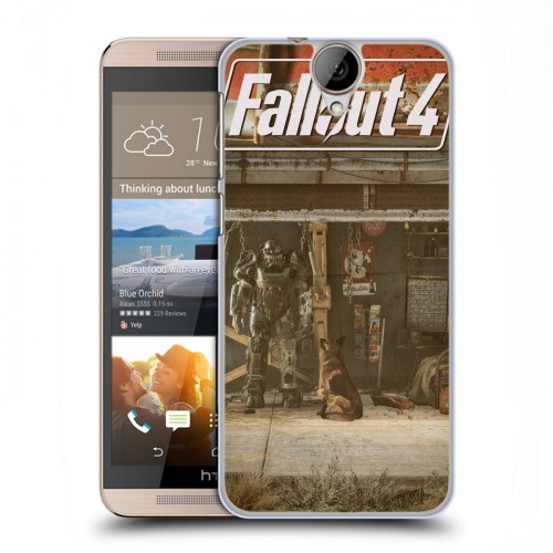 Дизайнерский пластиковый чехол для HTC One E9+ Fallout