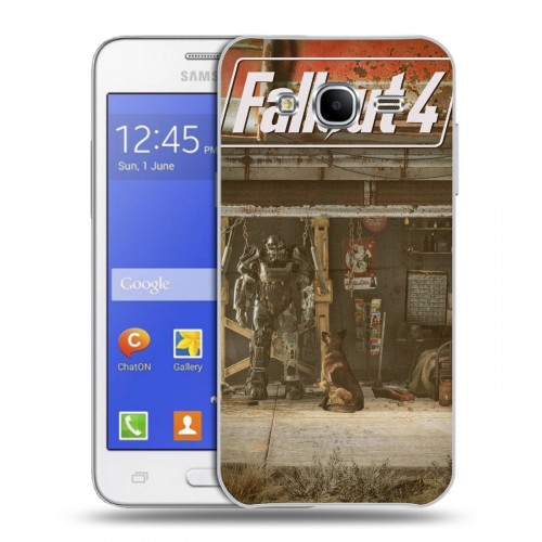 Дизайнерский пластиковый чехол для Samsung Galaxy J7 Fallout