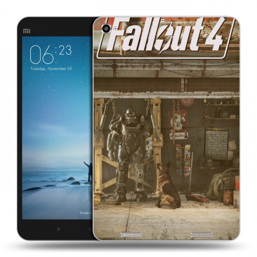 Дизайнерский силиконовый чехол для Xiaomi Mi Pad 2 Fallout