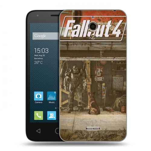 Дизайнерский силиконовый чехол для Alcatel One Touch Pixi 4 (6) Fallout