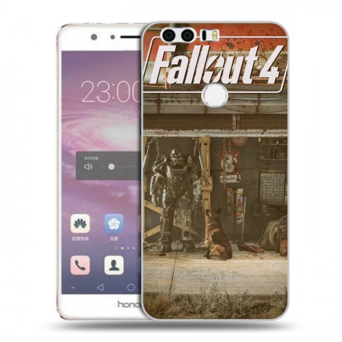 Дизайнерский пластиковый чехол для Huawei Honor 8 Fallout