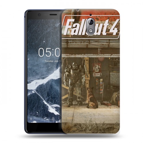 Дизайнерский силиконовый чехол для Nokia 3.1 Fallout