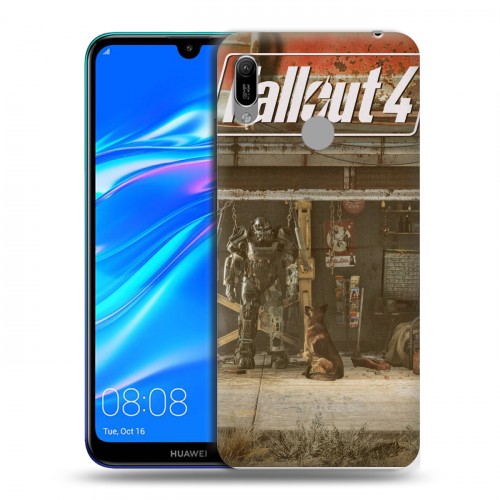 Дизайнерский пластиковый чехол для Huawei Y6 (2019) Fallout