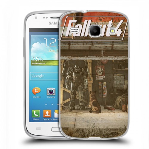 Дизайнерский пластиковый чехол для Samsung Galaxy Core Fallout