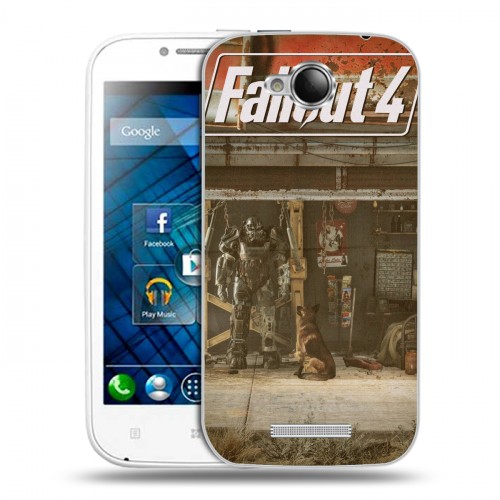 Дизайнерский пластиковый чехол для Lenovo A706 Fallout