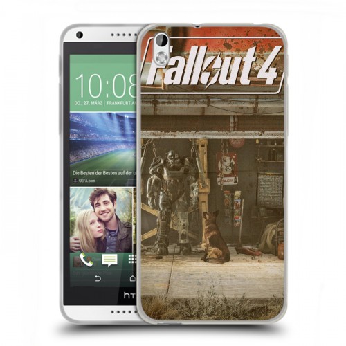 Дизайнерский пластиковый чехол для HTC Desire 816 Fallout