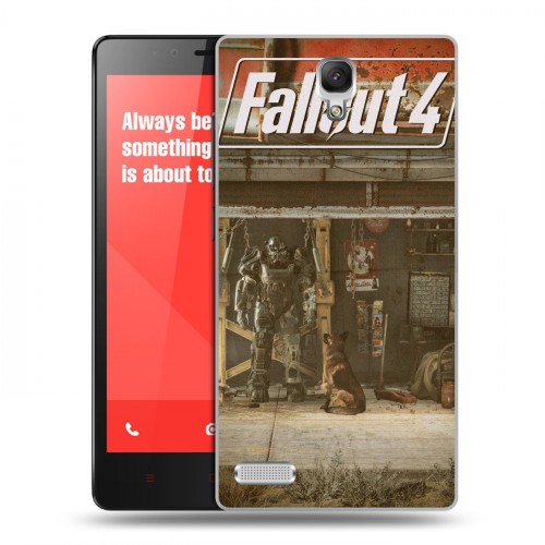 Дизайнерский пластиковый чехол для Xiaomi RedMi Note Fallout