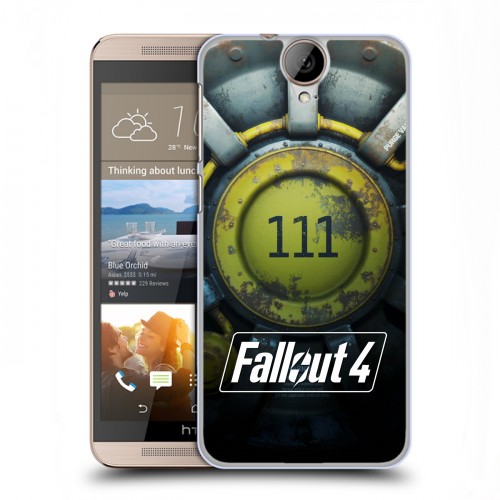 Дизайнерский пластиковый чехол для HTC One E9+ Fallout