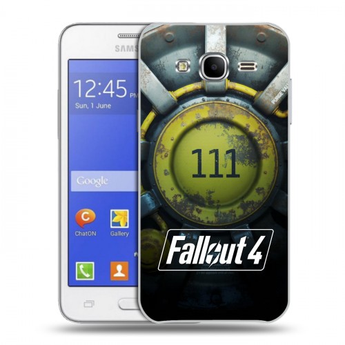 Дизайнерский пластиковый чехол для Samsung Galaxy J7 Fallout
