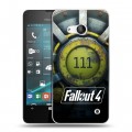 Дизайнерский пластиковый чехол для Microsoft Lumia 550 Fallout