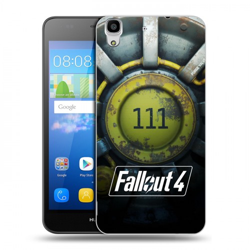 Дизайнерский пластиковый чехол для Huawei Y6 Fallout