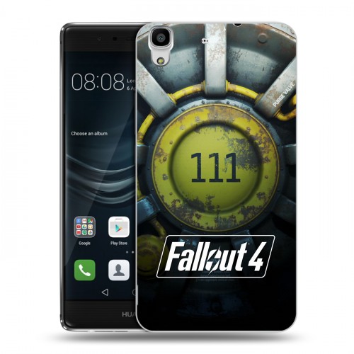 Дизайнерский пластиковый чехол для Huawei Y6II Fallout