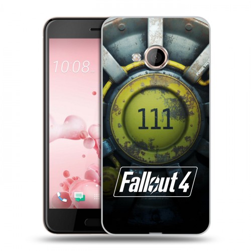 Дизайнерский силиконовый чехол для HTC U Play Fallout