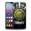 Дизайнерский силиконовый с усиленными углами чехол для Huawei P20 Pro Fallout