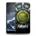 Дизайнерский пластиковый чехол для Nokia 3.1 Fallout