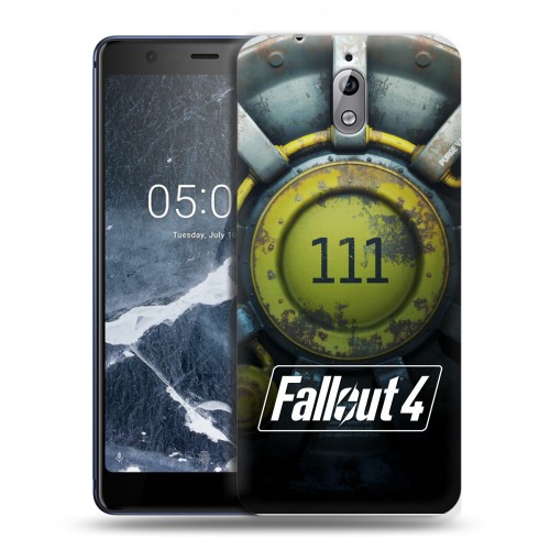 Дизайнерский пластиковый чехол для Nokia 3.1 Fallout