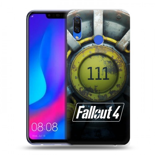 Дизайнерский пластиковый чехол для Huawei Nova 3 Fallout