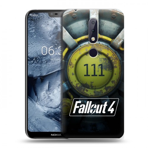 Дизайнерский силиконовый чехол для Nokia 6.1 Plus Fallout