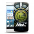 Дизайнерский пластиковый чехол для Huawei Ascend D2 Fallout