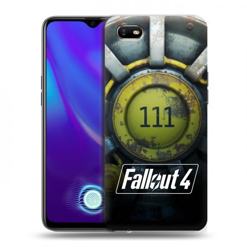 Дизайнерский силиконовый с усиленными углами чехол для OPPO A1k Fallout