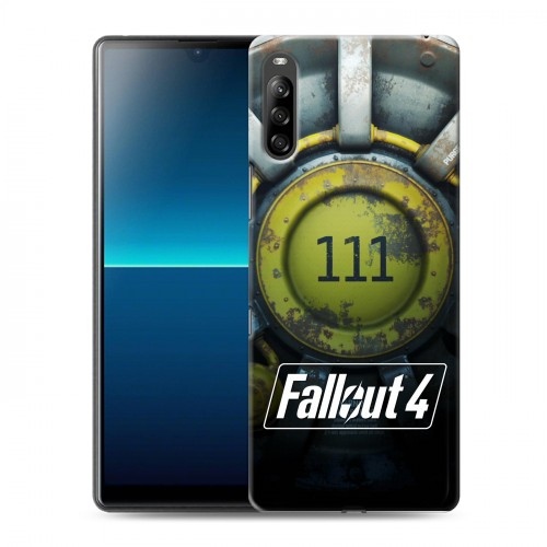 Дизайнерский силиконовый с усиленными углами чехол для Sony Xperia L4 Fallout