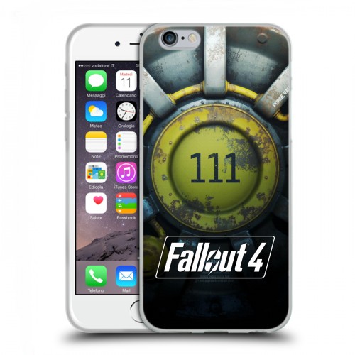 Дизайнерский пластиковый чехол для Iphone 6/6s Fallout