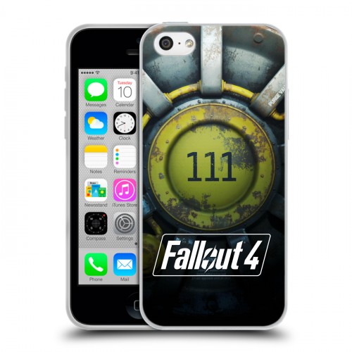 Дизайнерский пластиковый чехол для Iphone 5c Fallout