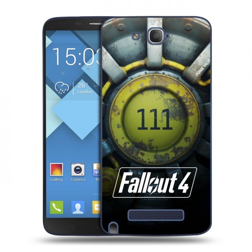 Дизайнерский пластиковый чехол для Alcatel One Touch Hero Fallout