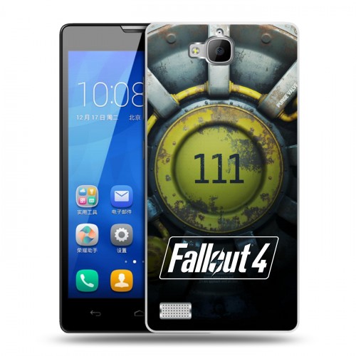 Дизайнерский пластиковый чехол для Huawei Honor 3c Fallout