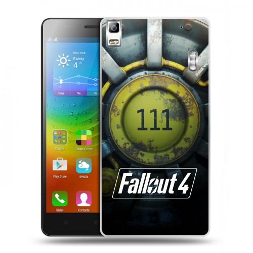 Дизайнерский пластиковый чехол для Lenovo A7000 Fallout