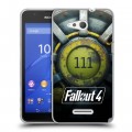 Дизайнерский пластиковый чехол для Sony Xperia E4g Fallout