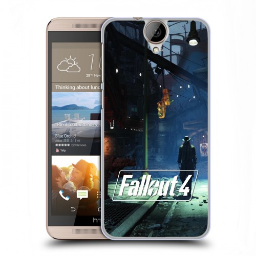 Дизайнерский пластиковый чехол для HTC One E9+ Fallout