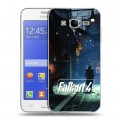 Дизайнерский пластиковый чехол для Samsung Galaxy J7 Fallout