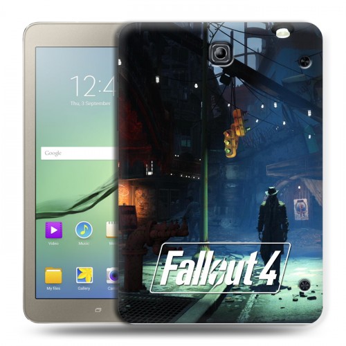 Дизайнерский силиконовый чехол для Samsung Galaxy Tab S2 8.0 Fallout