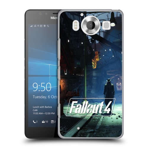 Дизайнерский пластиковый чехол для Microsoft Lumia 950 Fallout